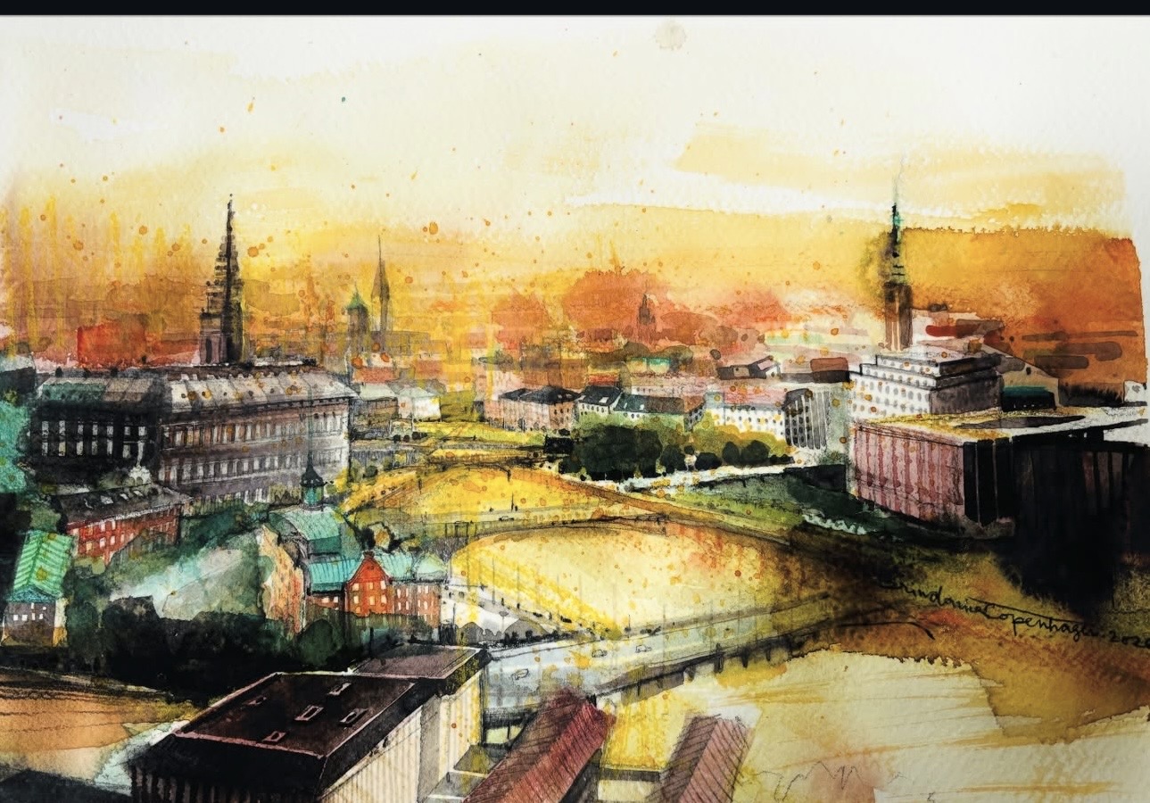 Original Watercolour XIII by Brindarica Bose