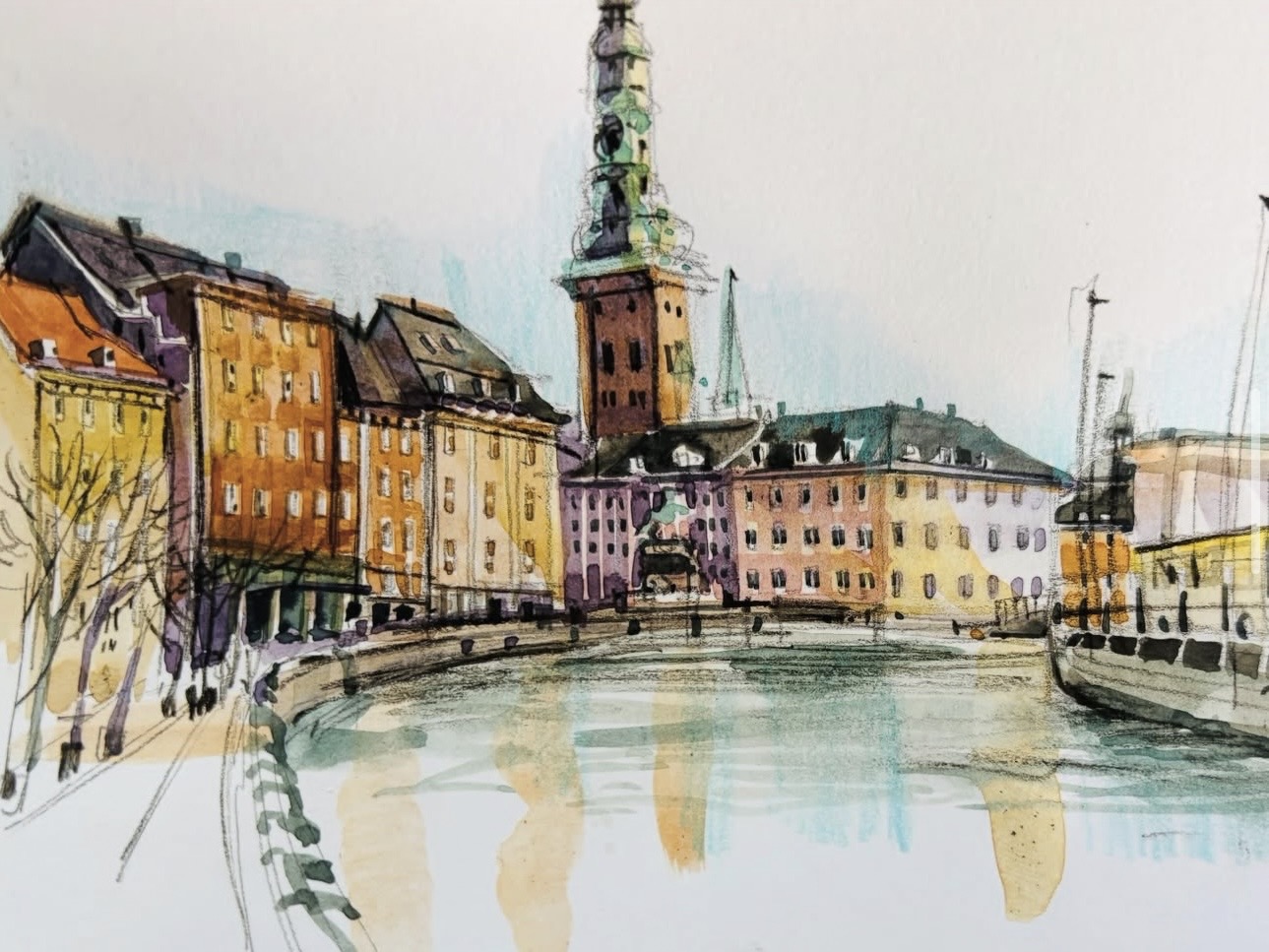 Original Watercolour XII by Brindarica Bose