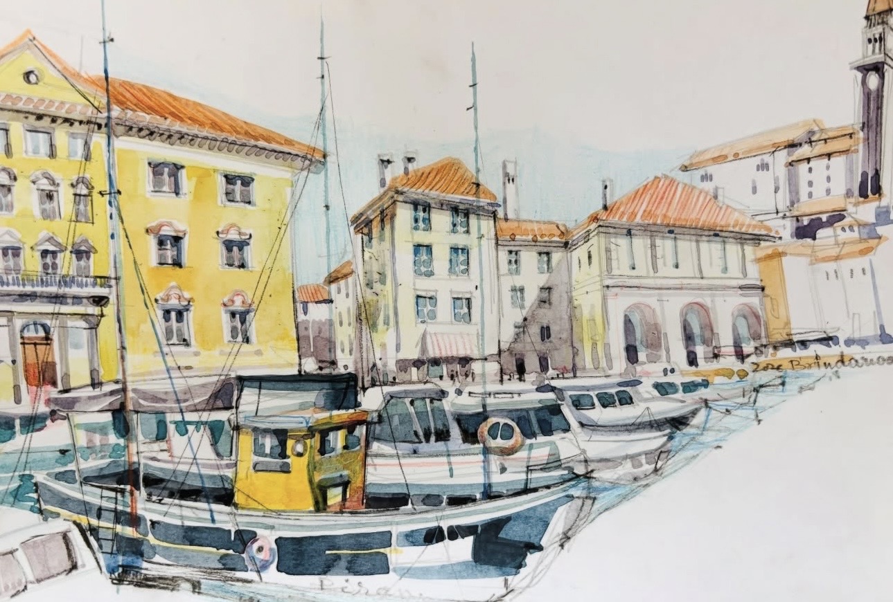 Original Watercolour XI by Brindarica Bose