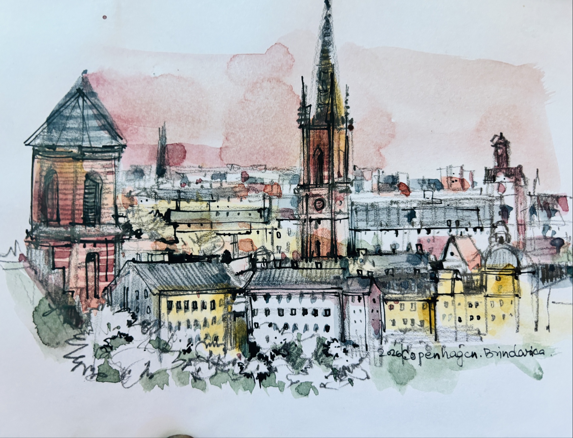 Original Watercolour II by Brindarica Bose