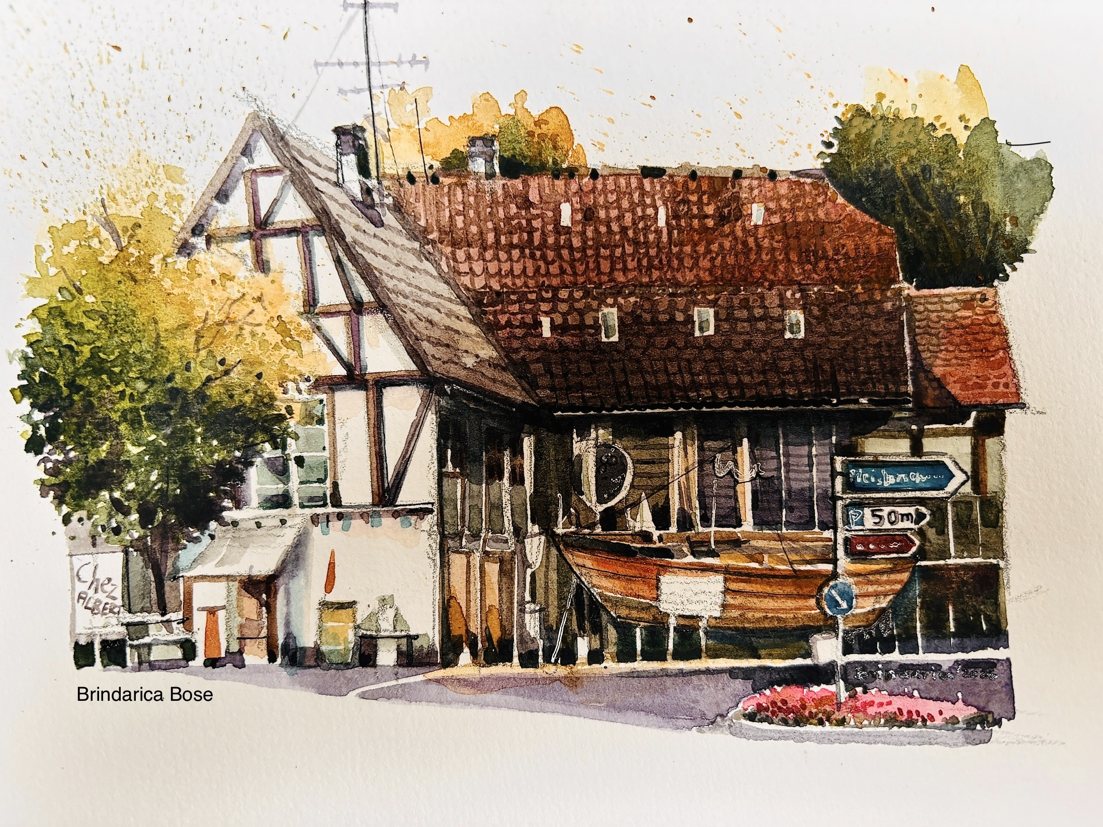 Original Watercolour I by Brindarica Bose