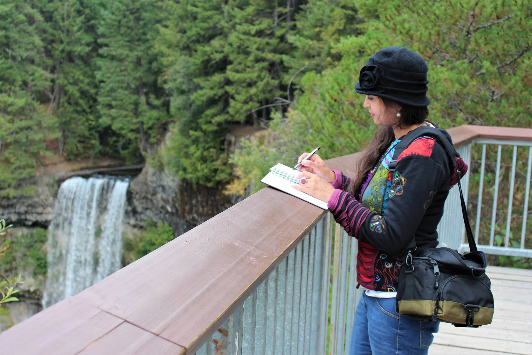 Mountain Panorama Watercolour by Brindarica Bose