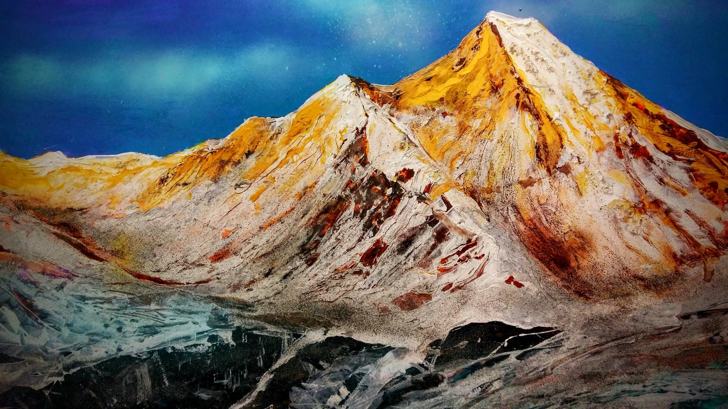 Swiss Alps Panorama Canvas by Brindarica Bose