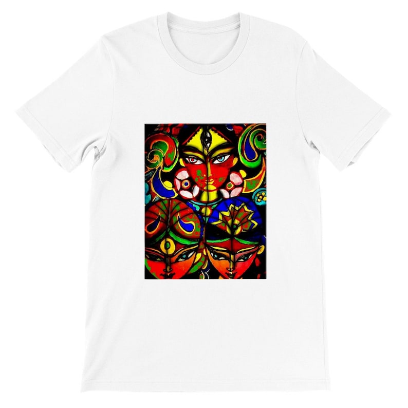 Women's T-shirt with painting Durga