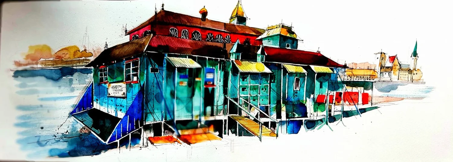 Brindarica Bose.Puppet theater.painting