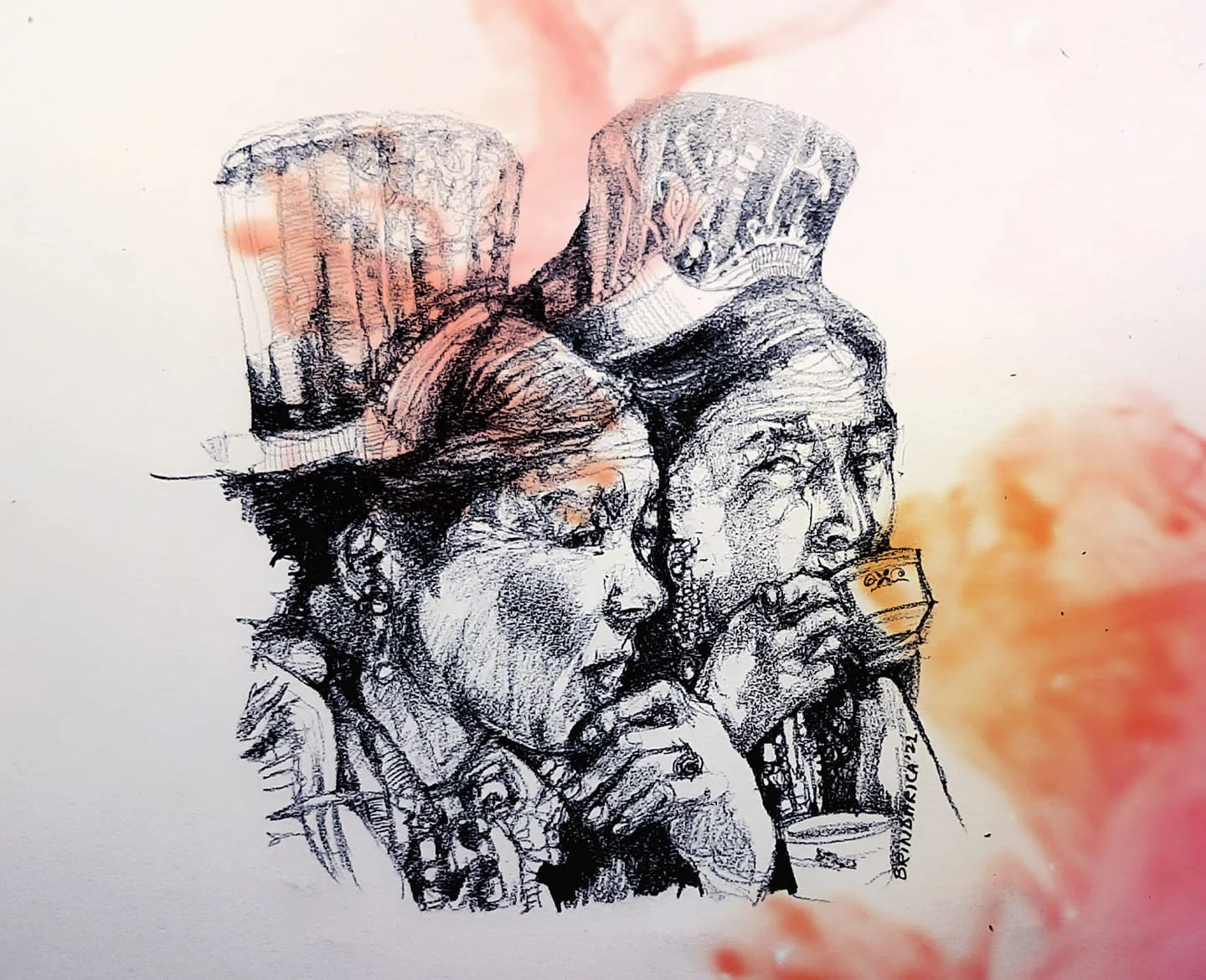 Brindarica Bose.My cup of tea art work