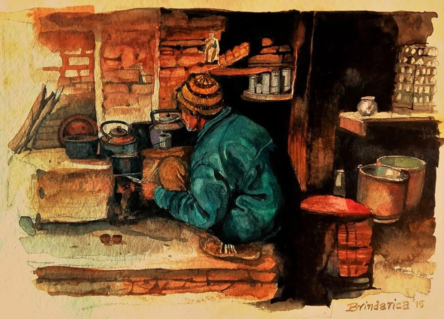 Brindarica Brinda Art tea maker India