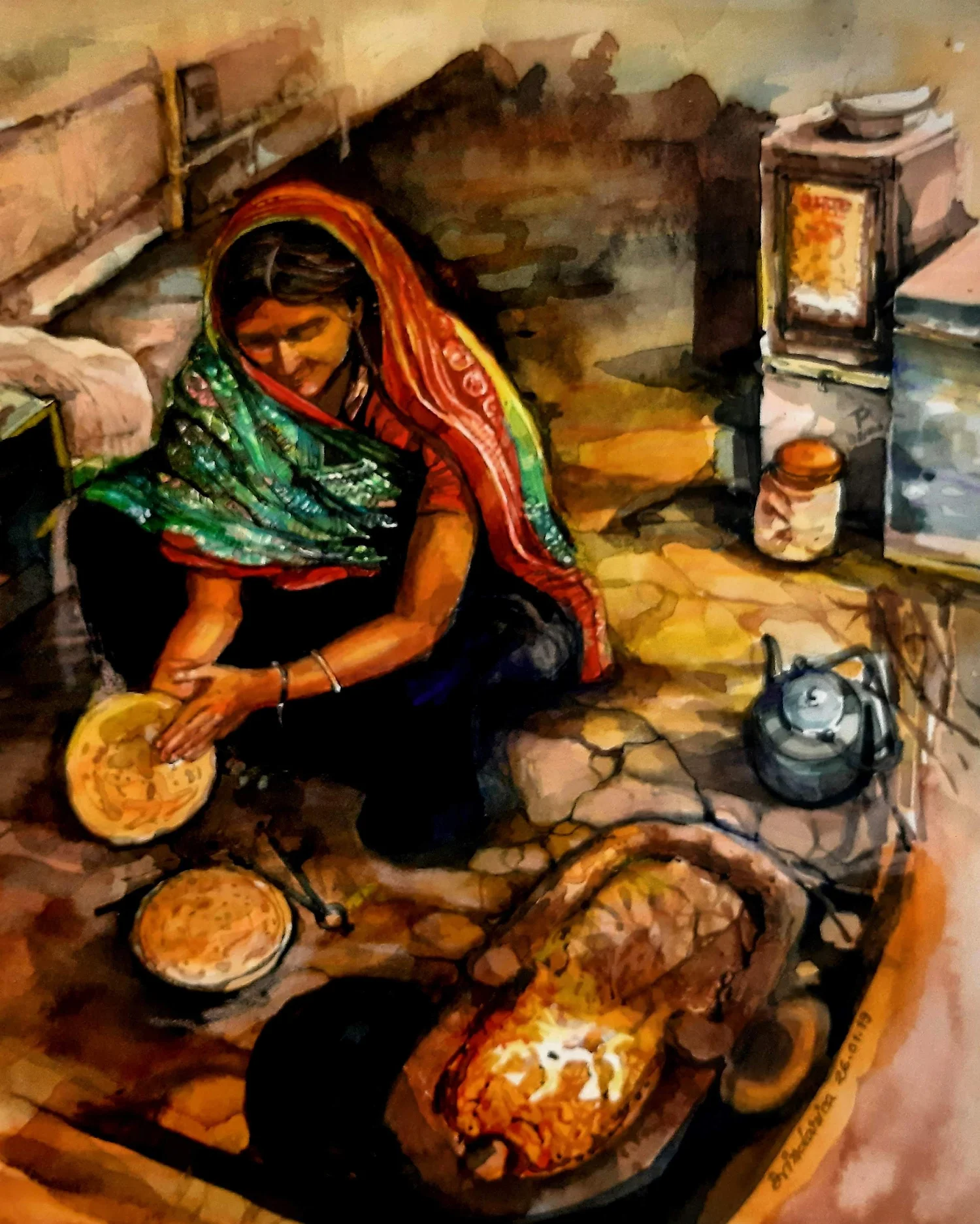 Brindarica Brinda art roti maker