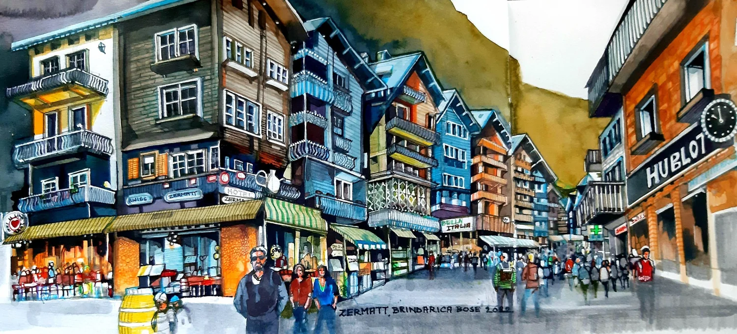 Brindarica Brinda Artist Zermatt